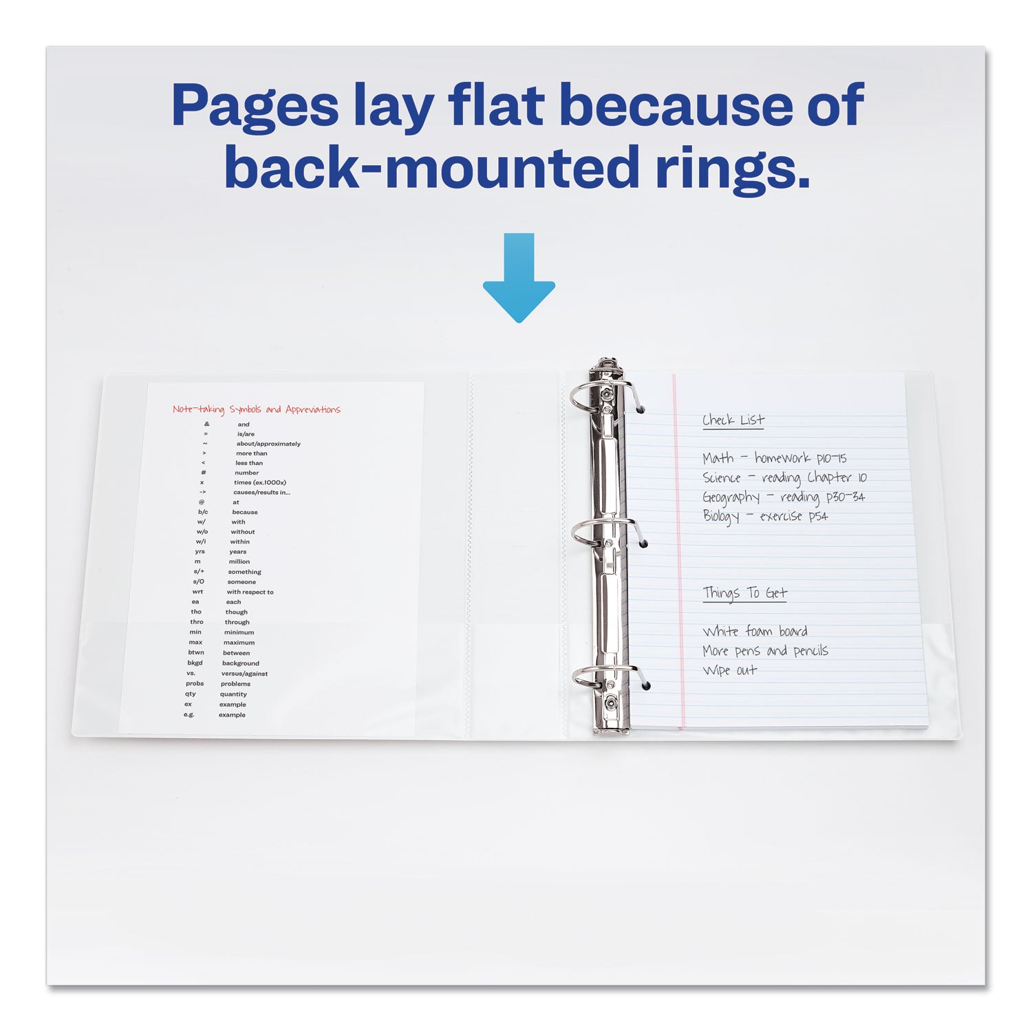 Avery® Durable 3-Ring Binder with DuraHinge™ Technology, 2