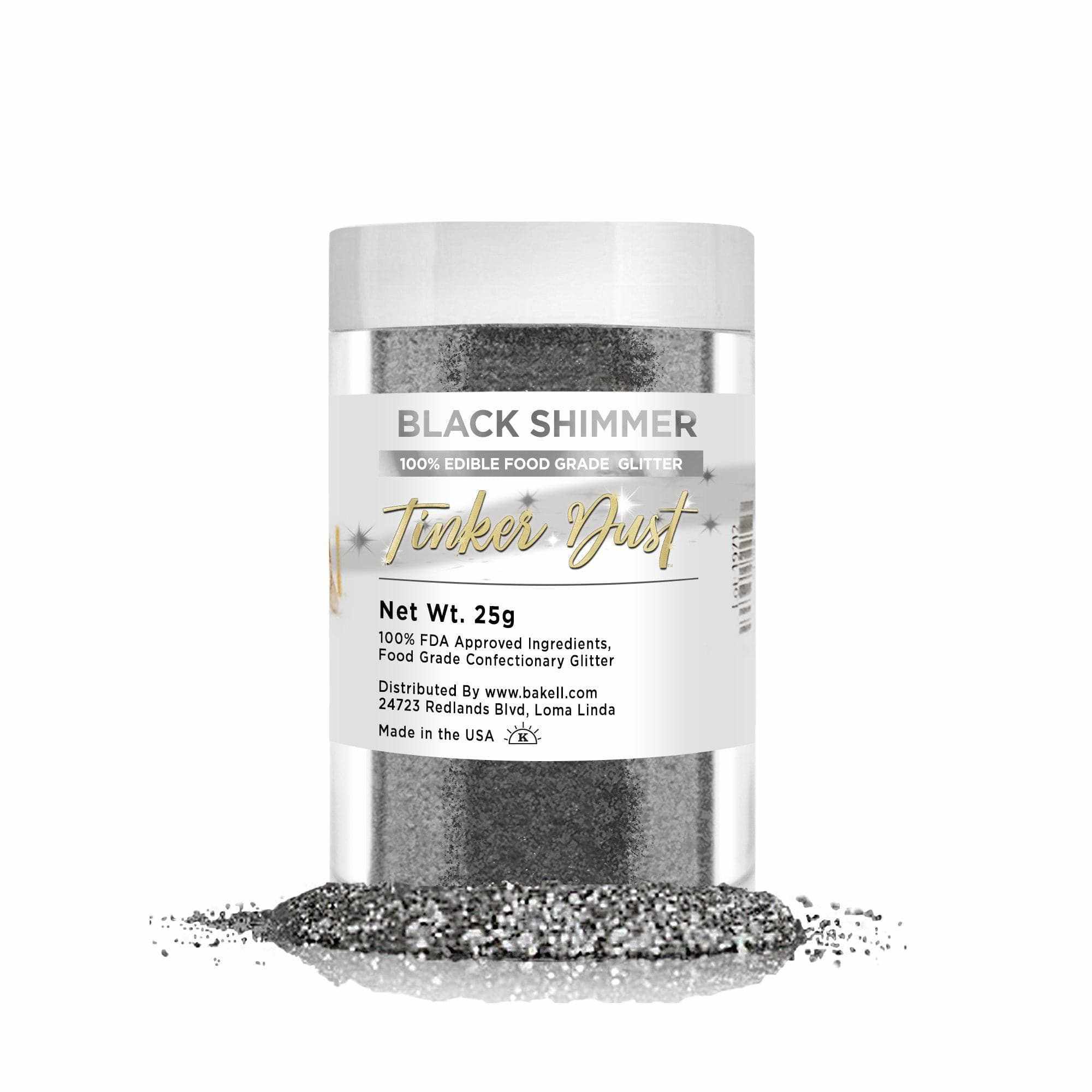 Premium Black Tinker Dust® Glitter - Bulk Size for Crafts, DIY Projects & Cosmetics | Perfect for Halloween, Nail Art & Party Decorations