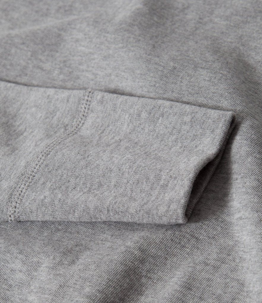 Vintage 1930s Merz b. Schwanen Henley Shirt - Grey Melange Cotton Blend for Men | Casual Wear, Retro Style, Everyday Comfort