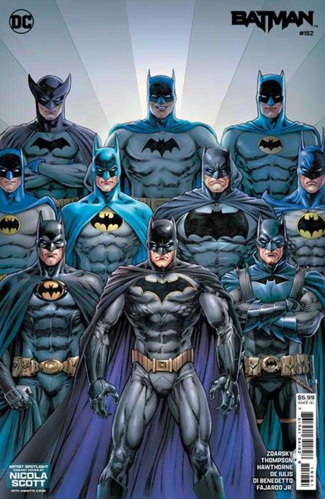 Batman #152 Cover D Nicola Scott Artist Spotlight Card Stock Variant - Absolute Power Comic Book for Collectors | Perfect for DC Fans, Comic Displays & Gift Giving