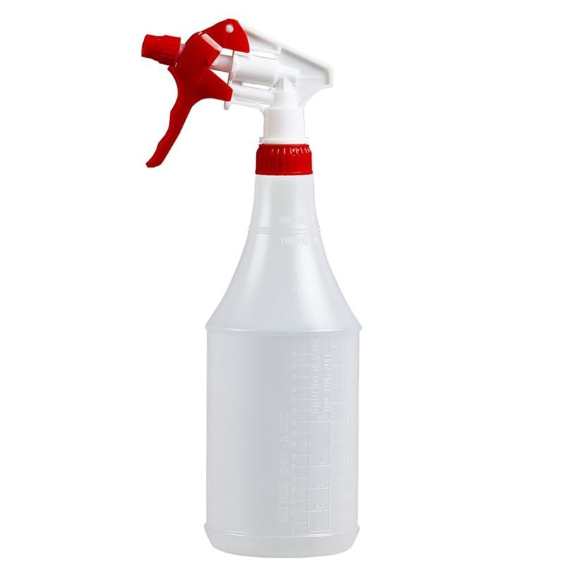 24oz Empty Spray Bottle with Trigger Sprayer - Refillable Plastic Sprayer for Cleaning, Gardening, and DIY Projects - Perfect for Household, Office, and Outdoor Use
