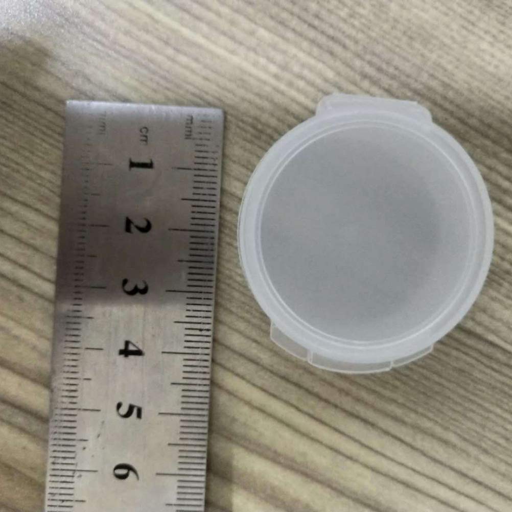 10-Pack Clear Travel Pill Containers with Lids - Small Medicine Storage Boxes for Earplugs, Pills & Essentials | Portable Pocket Organizer for Travel, Home & Office Use