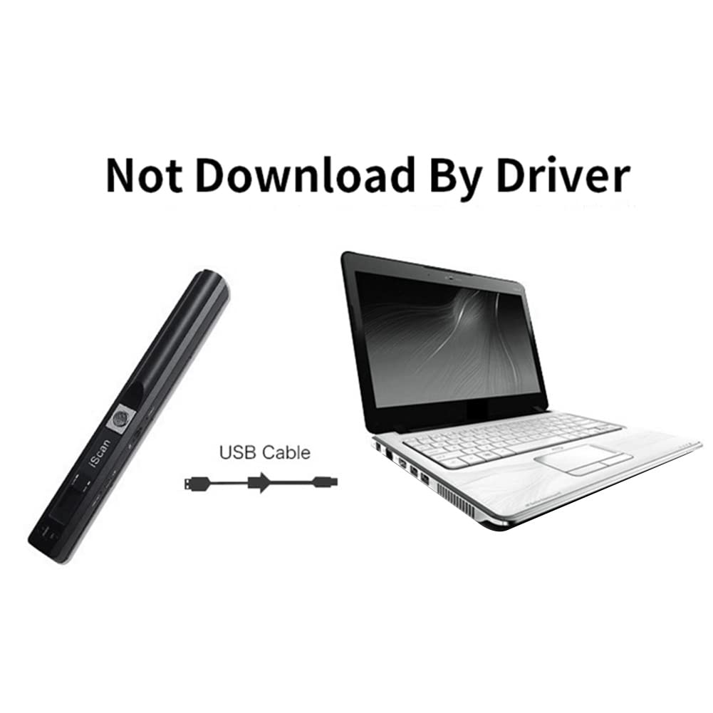 Portable A4 Document Scanner - Handheld Book & Photo Scanner with JPEG/PDF Support - Perfect for Office, School & Travel Document Digitizing