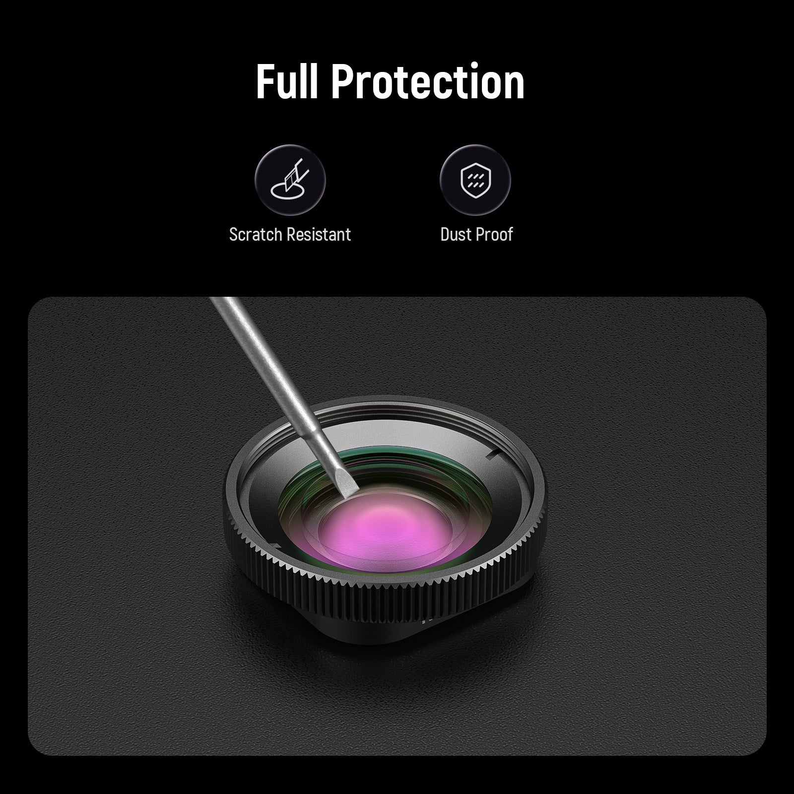 NEEWER LS 65 2X Magnification Lens for GoPro Hero 13/12/11/10/9 - Wide Angle & Macro Photography Accessory for Action Camera - Perfect for Underwater, Travel, and Sports Videography