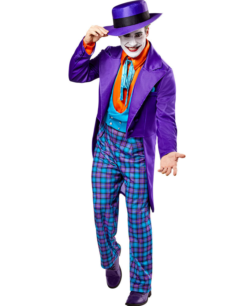 1989 The Joker Deluxe Mens Halloween Costume - Premium Movie Replica for Cosplay & Comic Con Events