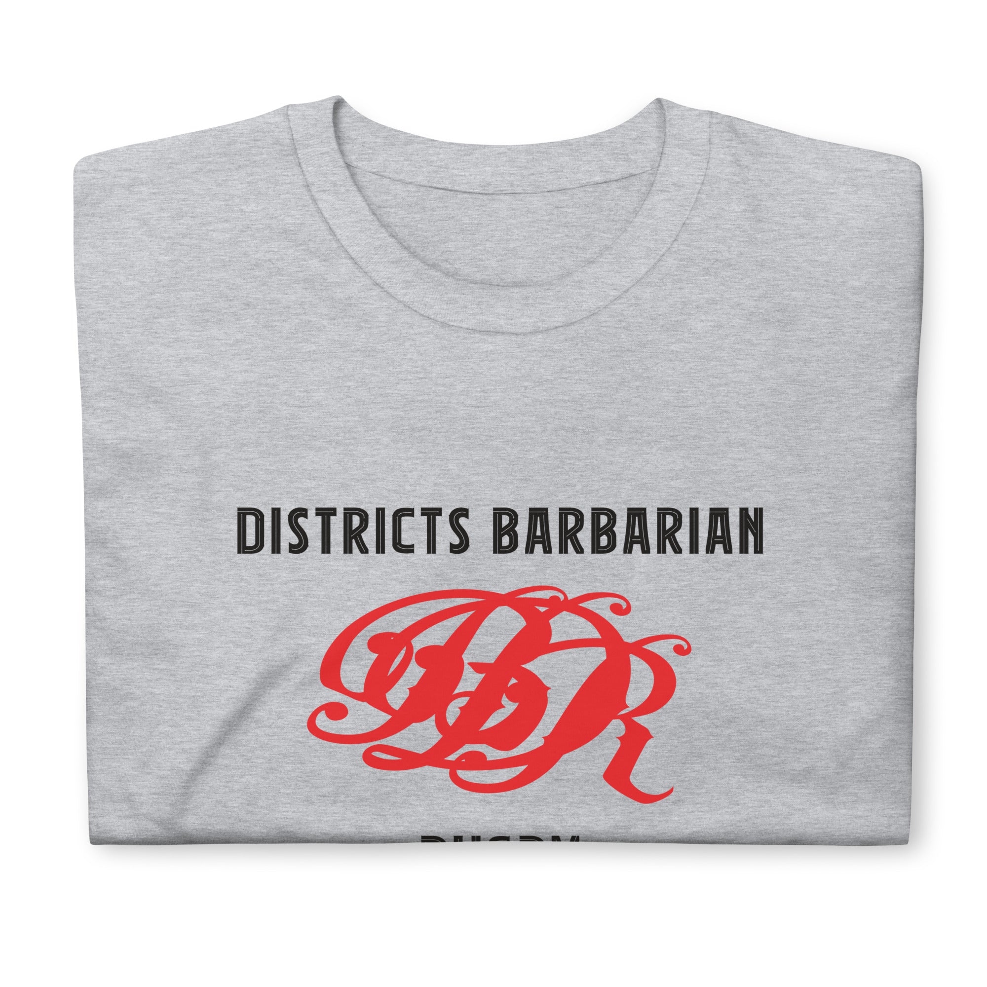 Districts Barbarian RFC Basic T-Shirt - Men's Casual Short Sleeve Cotton Tee for Everyday Wear, Gym & Street Style