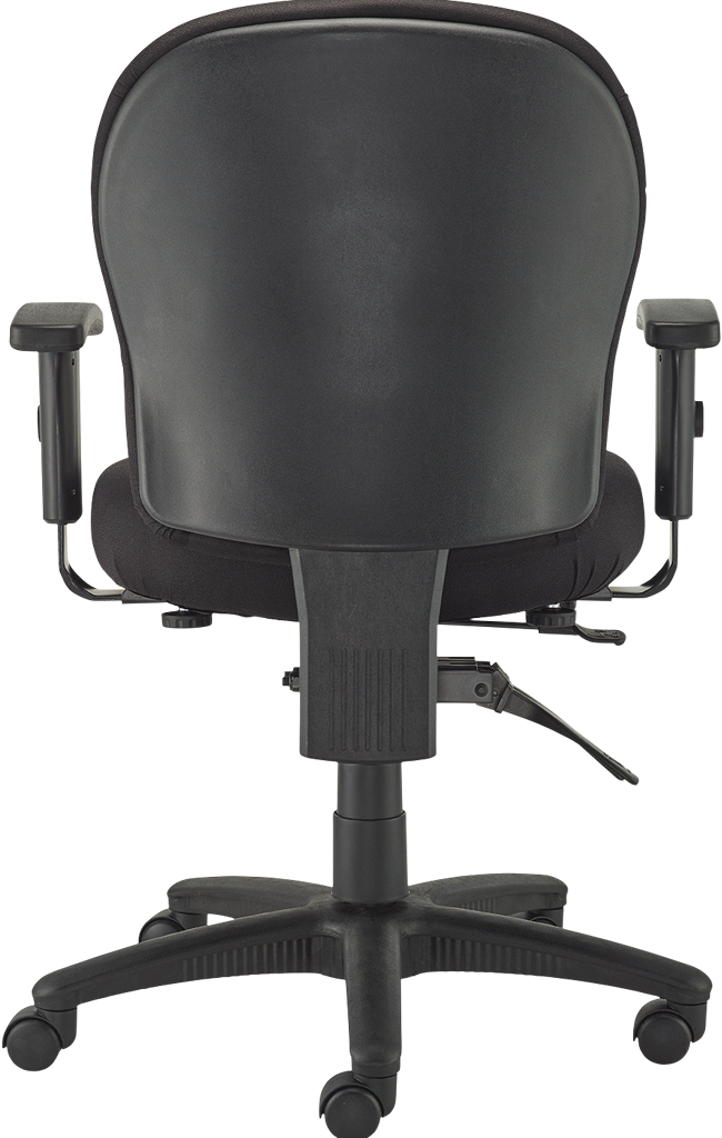 Eurotech Racer FM4087 Ergonomic Fabric Office Chair - Adjustable Height, Lumbar Support & Swivel Base for Home Office, Gaming & Workspace Comfort