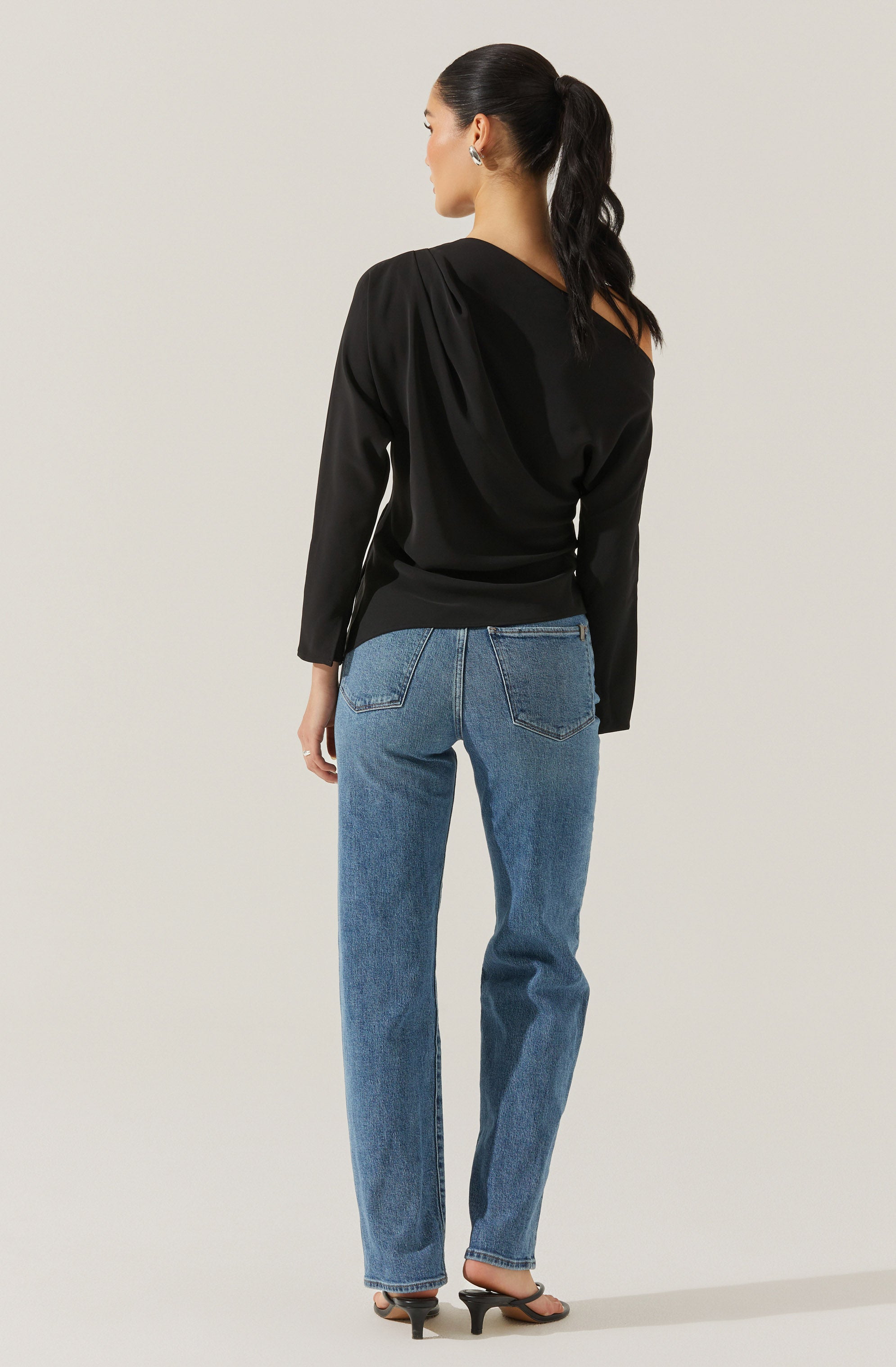 Orlia Women's Off Shoulder Asymmetric Tops - Sexy Summer Blouses for Date Night & Beach Vacation