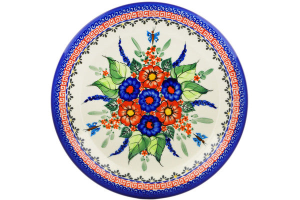 10-Piece Dinner Plate Set - Spring Splendor Floral Design, Porcelain Plates for Everyday Use, Fine Dining & Entertaining, Dishwasher & Microwave Safe