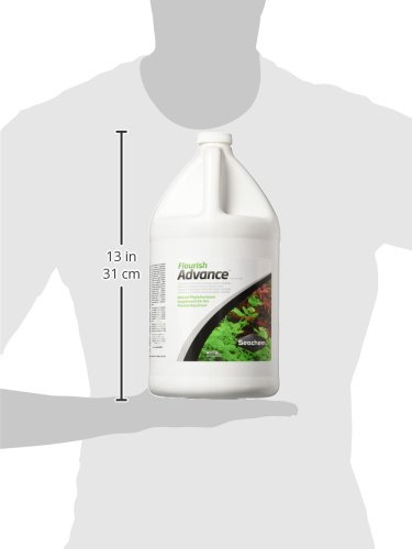 Seachem Flourish Advance Aquatic Plant Fertilizer - Premium Growth Supplement for Freshwater Aquariums (4 Liter) | Enhances Plant Health & Vibrant Growth for Fish Tanks & Aquascaping