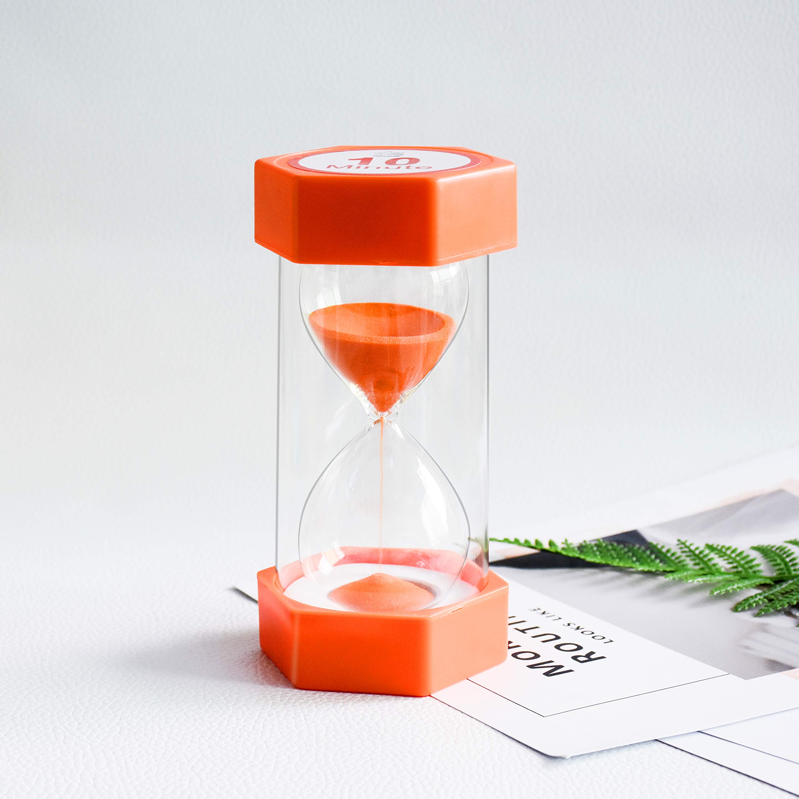 XINBAOHONG 3 & 10 Minute Sand Timer Hourglass - Colorful Classroom Timer for Kids, Games, Cooking, Meetings & Productivity - Pack of 2 (4.7