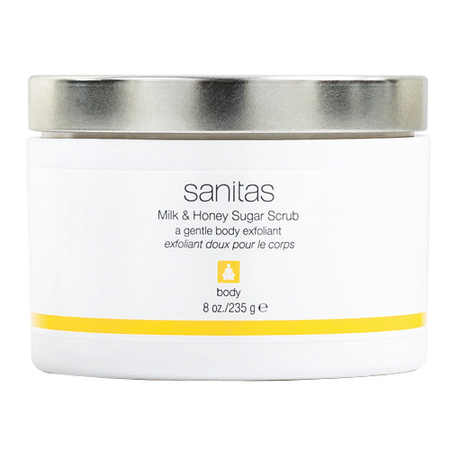 Organic Milk & Honey Sugar Scrub for Soft, Glowing Skin - Exfoliating Body Scrub with Natural Ingredients for Dry Skin Care - Perfect for Spa Day, Gift Sets & Self-Care Routine