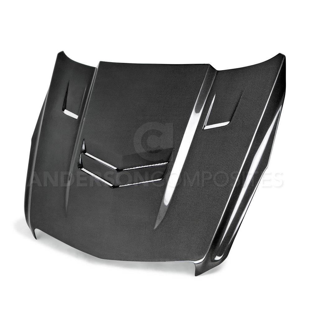 2012-2015 Chevrolet Camaro ZL1/Z28 Carbon Fiber Radiator Cover by Anderson Composites (AC HD13CAATS VT) - High Performance Cooling Upgrade for Track & Street Use