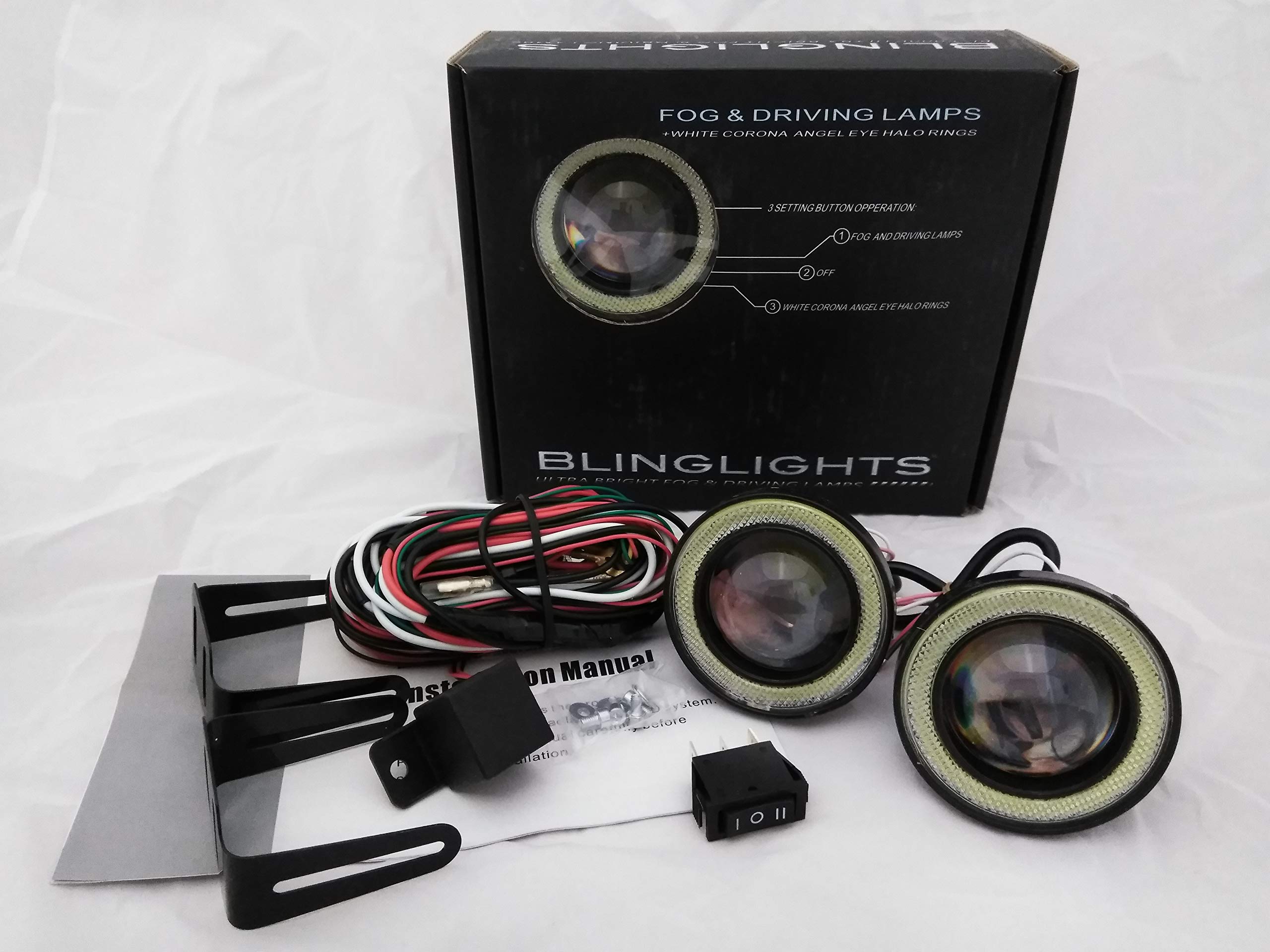 2010-2012 Ford Mustang GT Fog Lights - Compatible with California Special Package & Rapid Spec 402A - Durable LED Driving Lights for Night Visibility & Style Enhancement