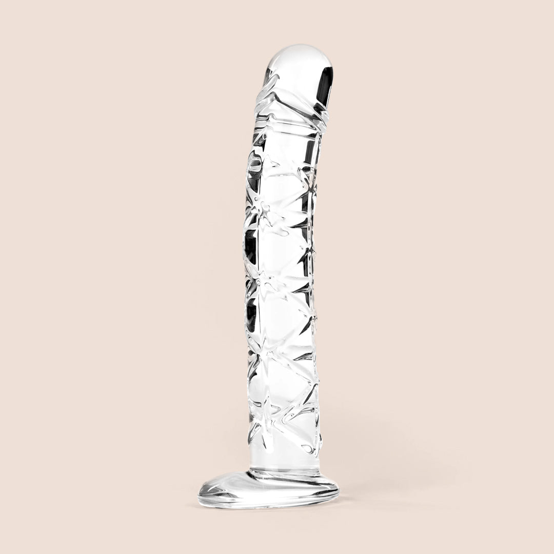 Icicles No. 60 Glass Dildo - Premium Handmade Glass Adult Toy for Women & Couples - Perfect for Sensual Play, Temperature Play & G-Spot Stimulation