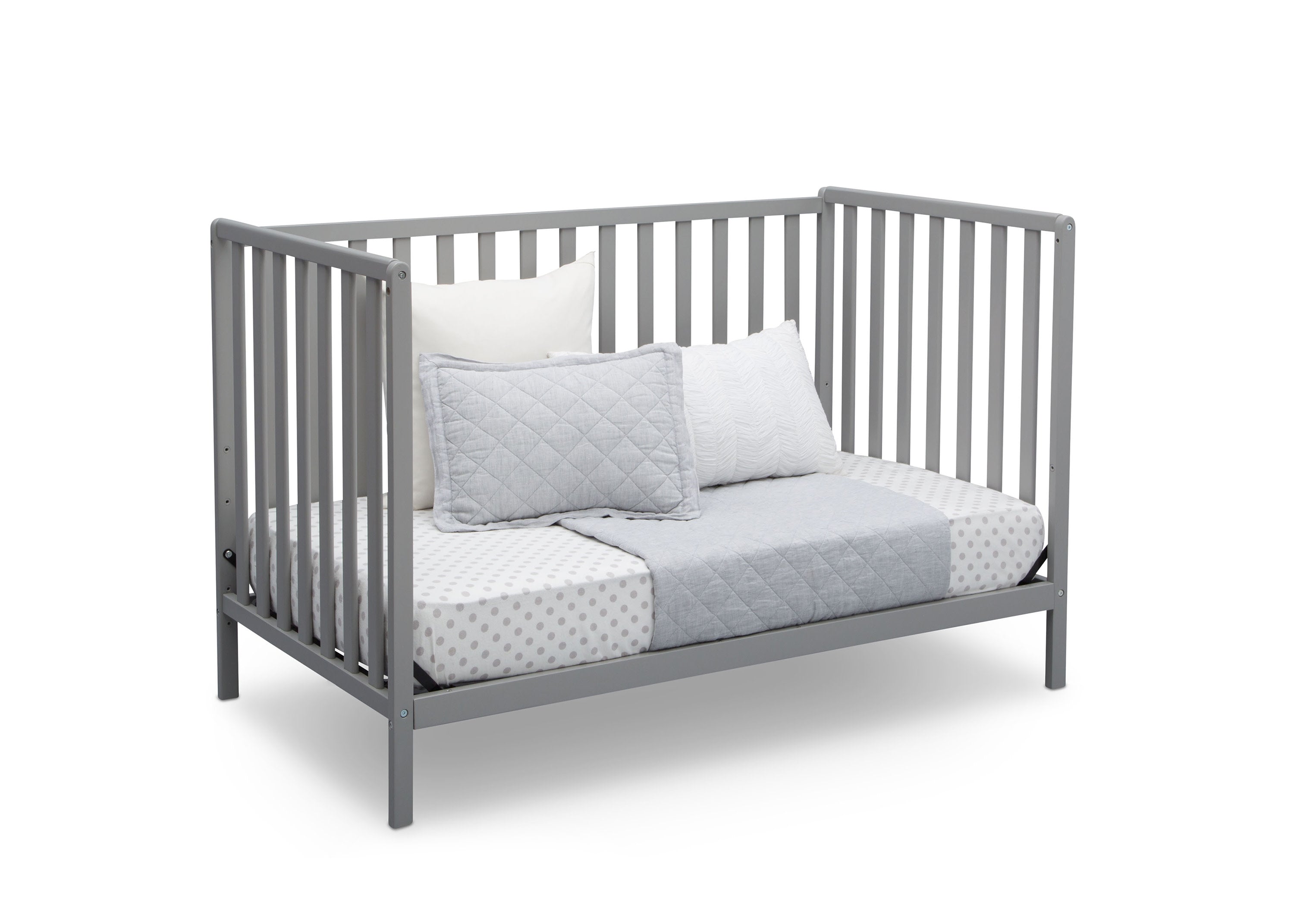 Heartland 4-in-1 Convertible Baby Crib - Toddler Bed, Daybed & Full-Size Bed - Safe Nursery Furniture for Newborn to Adult - Perfect for Baby Rooms, Daycare Centers & Guest Bedrooms