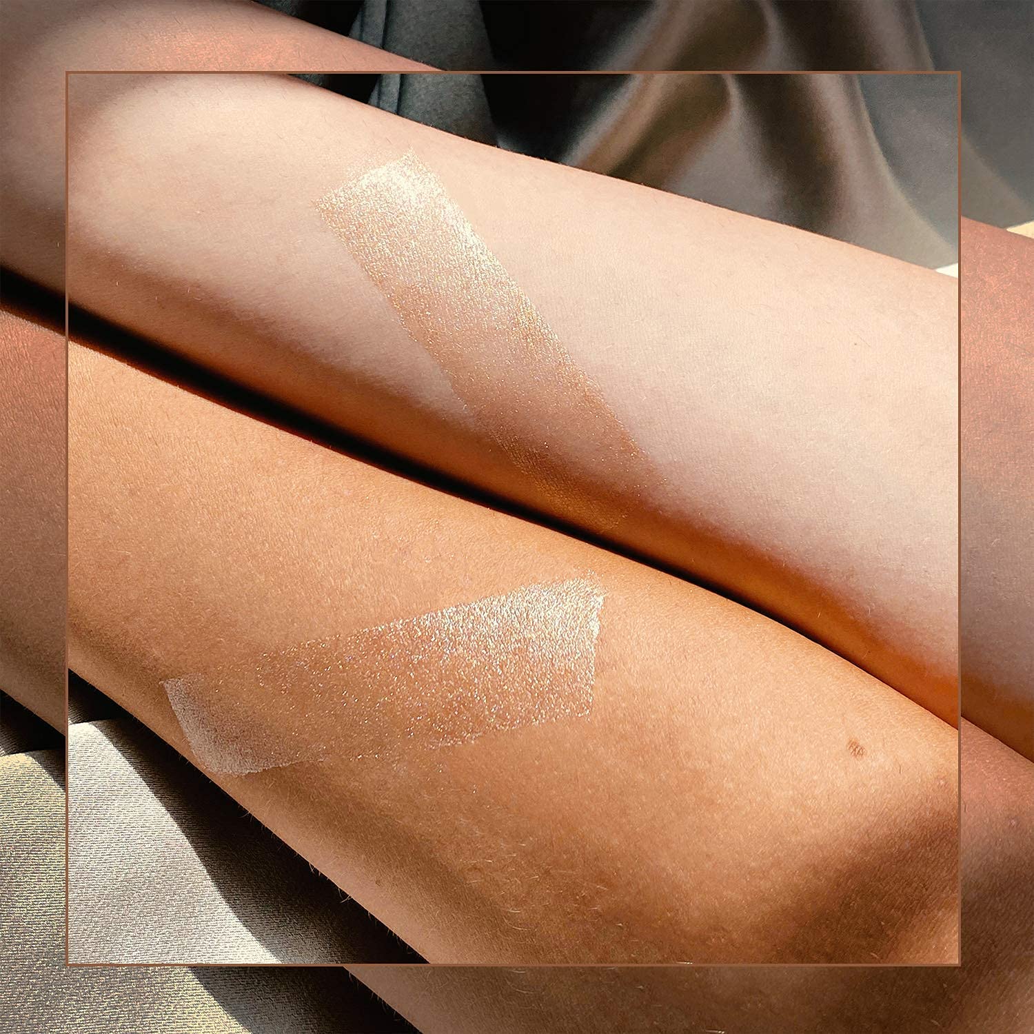 Life's Butter Face & Body Shimmer - Healthy Waterproof Moisturizing Glow with Shea Butter, Marular Oil, Jojoba Oil & Vitamin C | Glistening Bronze | 3 Fl Oz | Perfect for Summer Tanning, Beach Days & Night Out Glow
