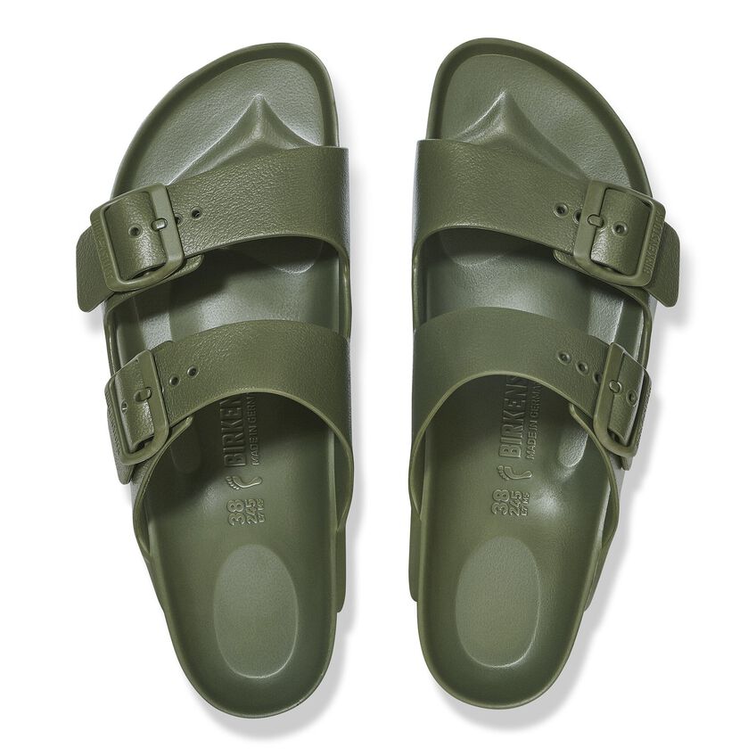 Birkenstock Arizona EVA Sandals in Khaki - Comfortable & Lightweight for Beach, Pool & Summer Walking