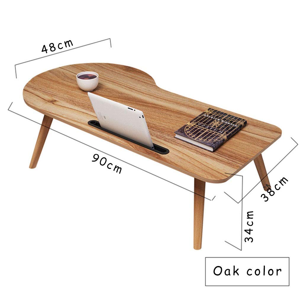 Compact Folding Laptop Desk for Small Spaces - Portable MDF Writing Table for Dorm, Sofa, Bedroom & Overbed Use - Perfect for Remote Work, Studying & Home Office