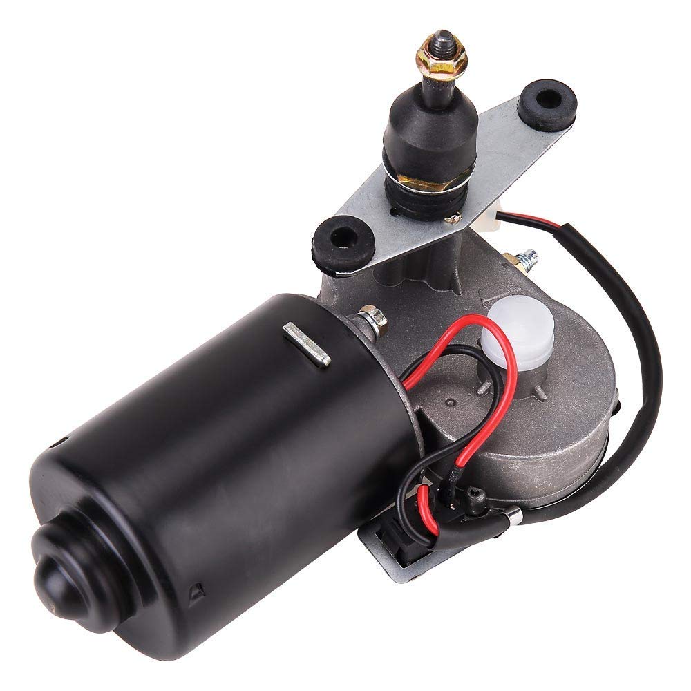 Universal 12V Electric Motor UTV Windshield Wiper Kit with Washer Pump - Fits Polaris RZR, Ranger & More - Hard Coated/Glass Windshields - Multiple Sizes Available - Perfect for Off-Road, Hunting & All-Weather Adventures