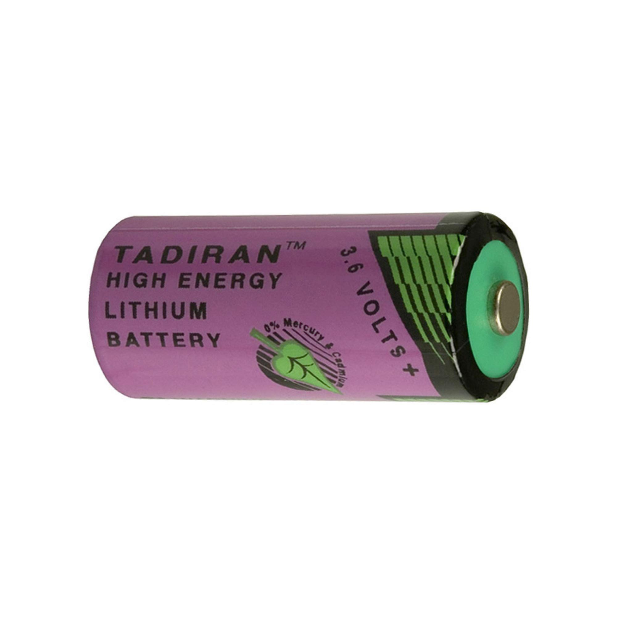 Tadiran 2-Pack TL-4955/S 3.6V 2/3 AA 1.65Ah Lithium Batteries (ER14335) - Long-Lasting Power for Medical Devices, Industrial Equipment & Emergency Lighting