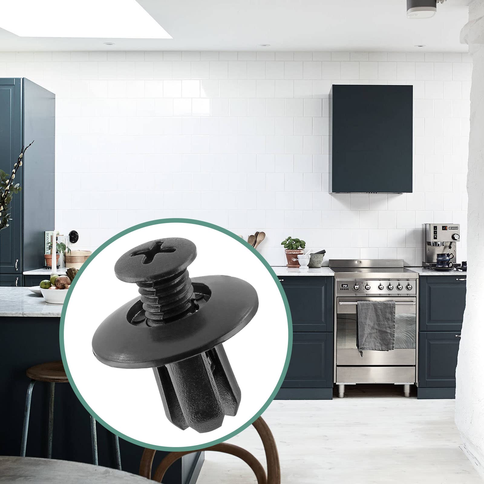 20 Pcs Dishwasher Kick Plate Fasteners & Trim Retainers - Compatible with Kenmore, KitchenAid, Whirlpool - Secure Dishwasher Kickplate Clips for Easy Installation & Repair - Perfect for Home Kitchen Appliance Maintenance