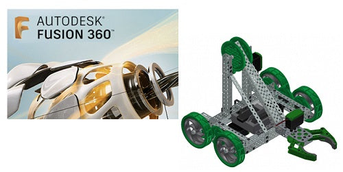 Autodesk Fusion 360 1-Year Subscription with VEX Kit of Parts (KoP) & Free Online Workshop for Teachers | 3D Design Software for STEM Education & Classroom Projects