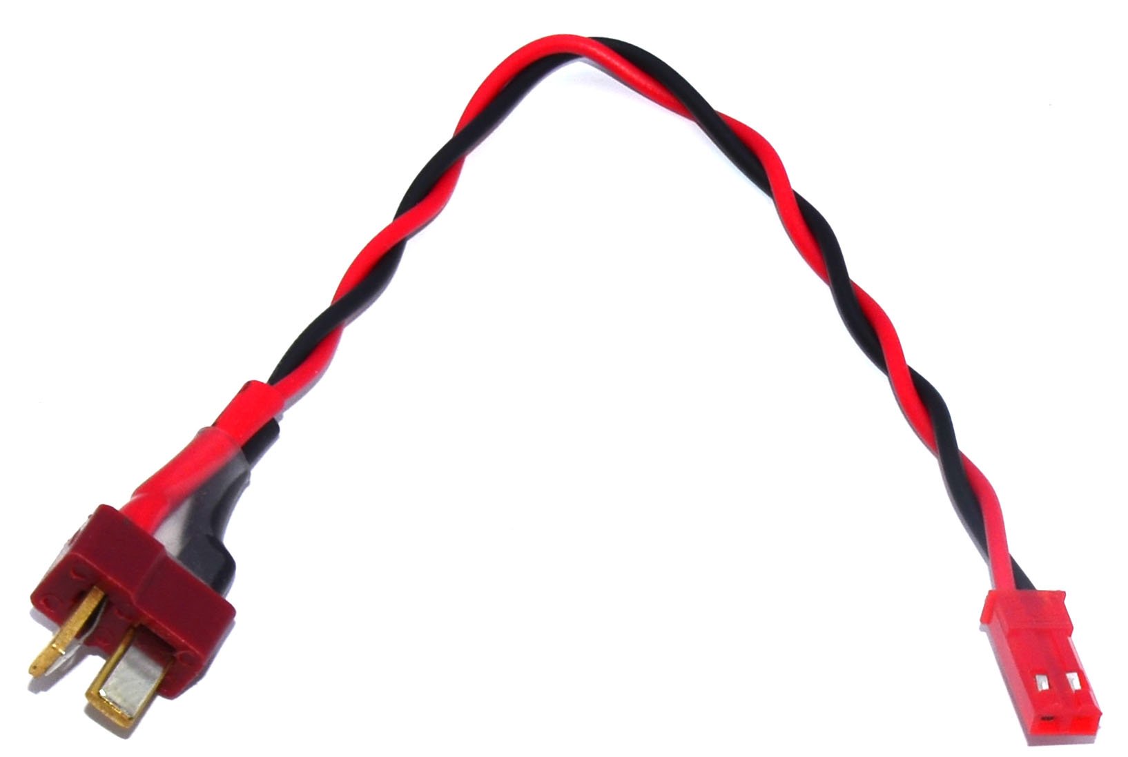 MA Deans T to JST Plug Male Connector RC Conversion Wire Cable 100mm 20 AWG - High Performance Power Cable for RC Cars, Drones, and DIY Electronics Projects