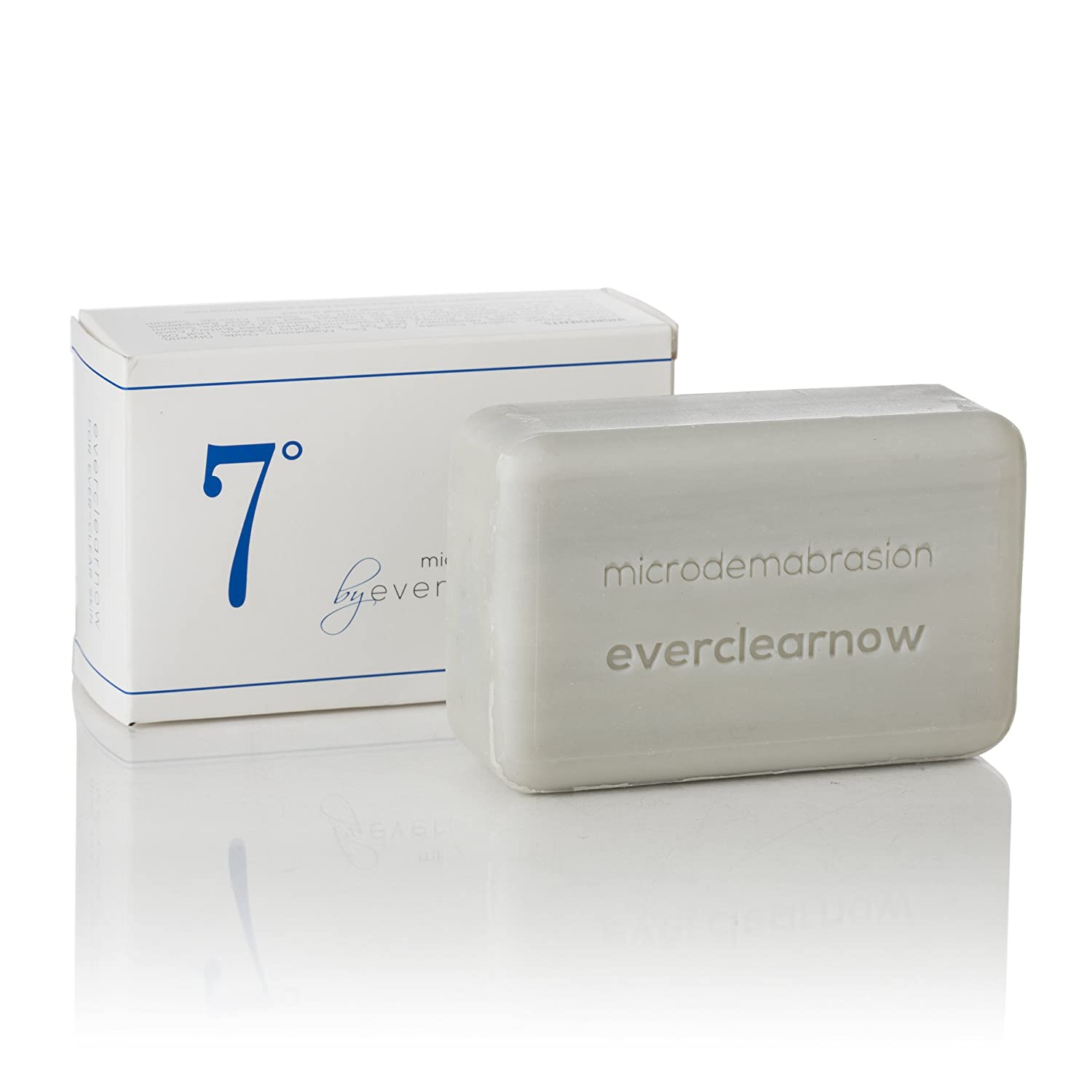 Everclearnow Microdermabrasion Exfoliating Soap Bar - Deep Cleansing & Dead Skin Removal (8oz) - Helps Keratosis Pilaris & Skin Renewal - Perfect for Body, Face & Sensitive Skin Care Routine