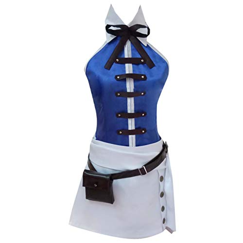 Anime Fairy Tail Lucy Heartfilia Cosplay Costume Full Set - Halloween Party, Comic Con, Anime Convention Outfit for Women & Girls
