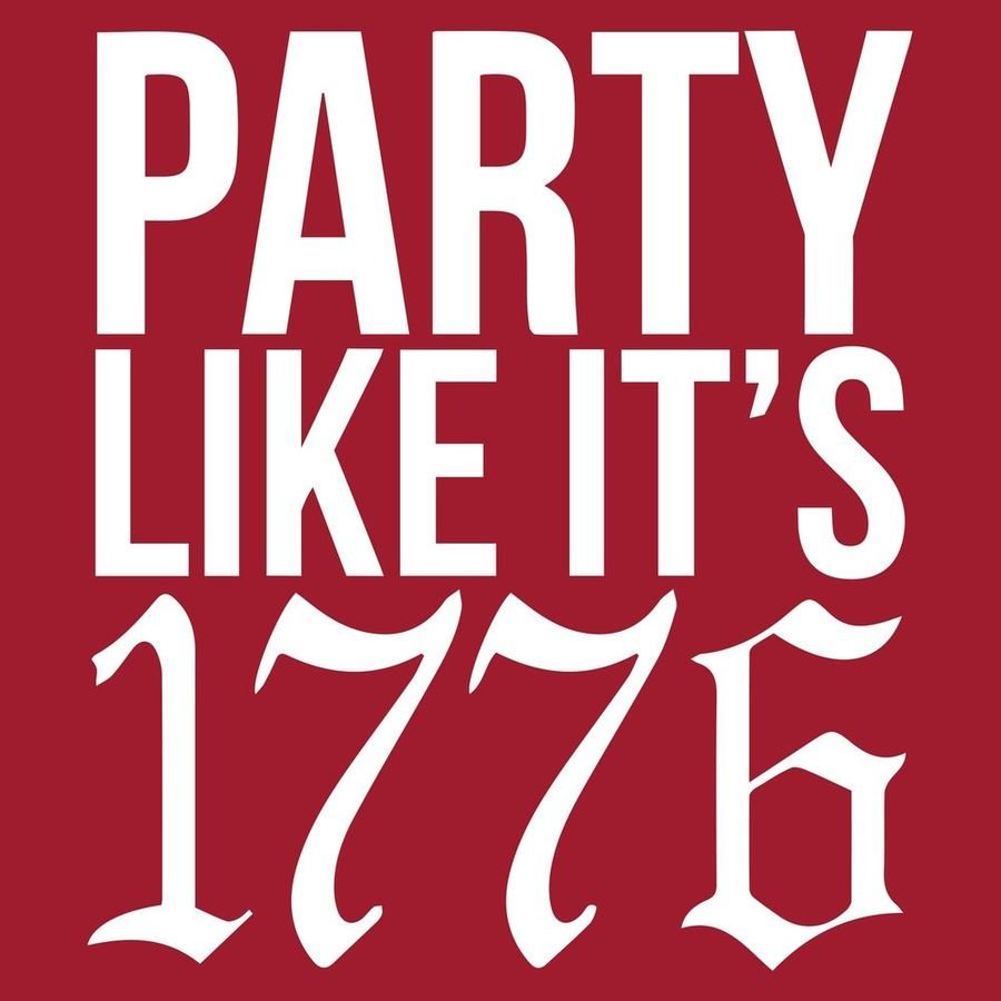 1776 Patriotic T-Shirt - Vintage American Revolution Design in Red | Perfect for 4th of July, Independence Day & Historical Reenactments