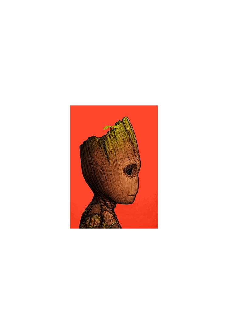 Baby Groot Action Figure by Mike Mitchell - Collectible Guardians of The Galaxy Marvel Toy for Kids & Fans - Perfect for Home Decor, Gifts & Cosplay
