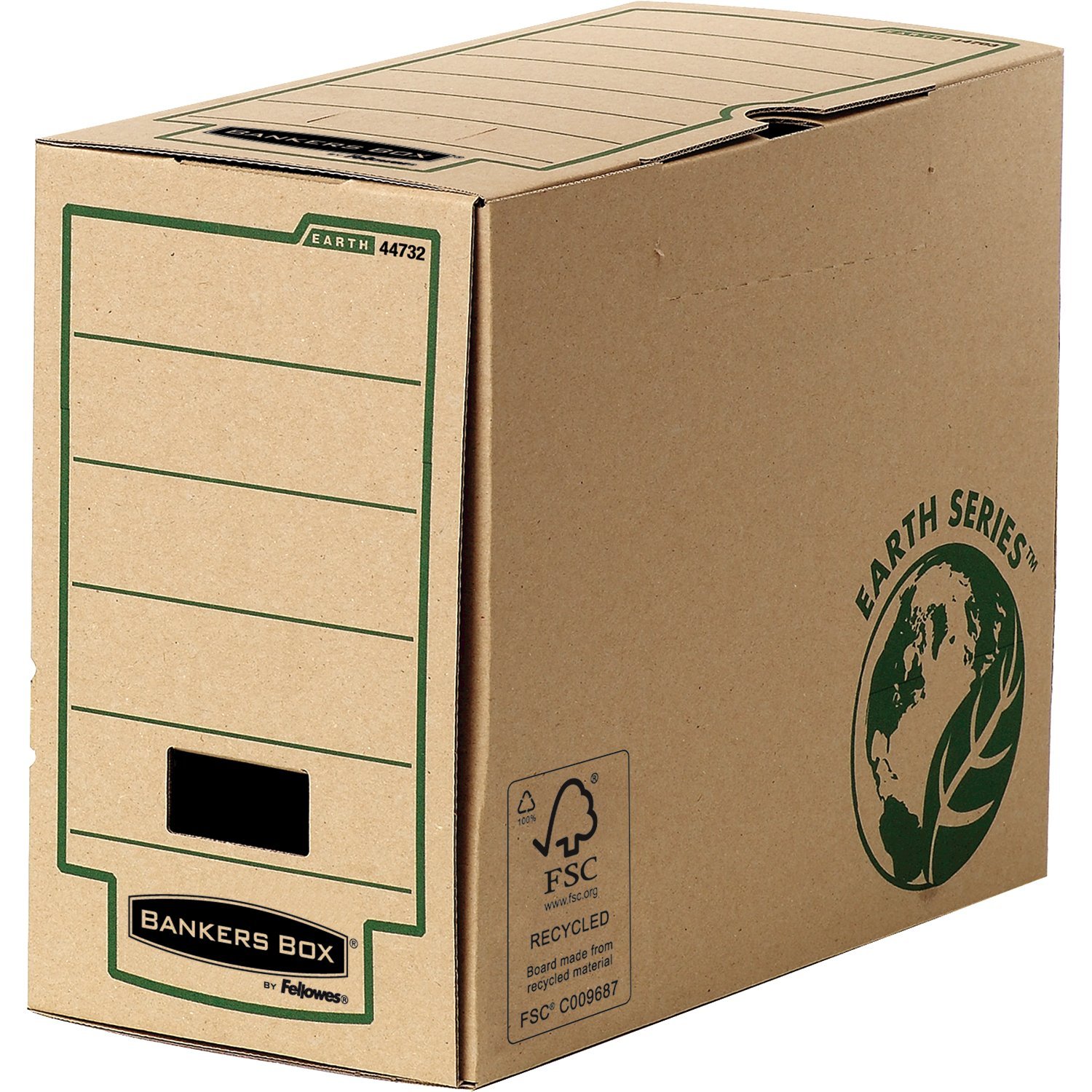 Bankers Box 4473202 A4 Archive Storage Box with 150mm Lid - Pack of 20 | File Organization for Office, Home & Document Storage