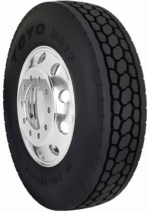 Toyo M677 11R22.5 Commercial Truck Tires - Durable All-Position Tires for Long Haul & Heavy Loads | Ideal for Semi Trucks, Trailers & Fleet Vehicles