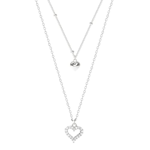 Layered Necklaces for Women - S925 Sterling Silver Adjustable Choker Necklace | Elegant Layered Jewelry for Daily Wear, Date Night & Special Occasions