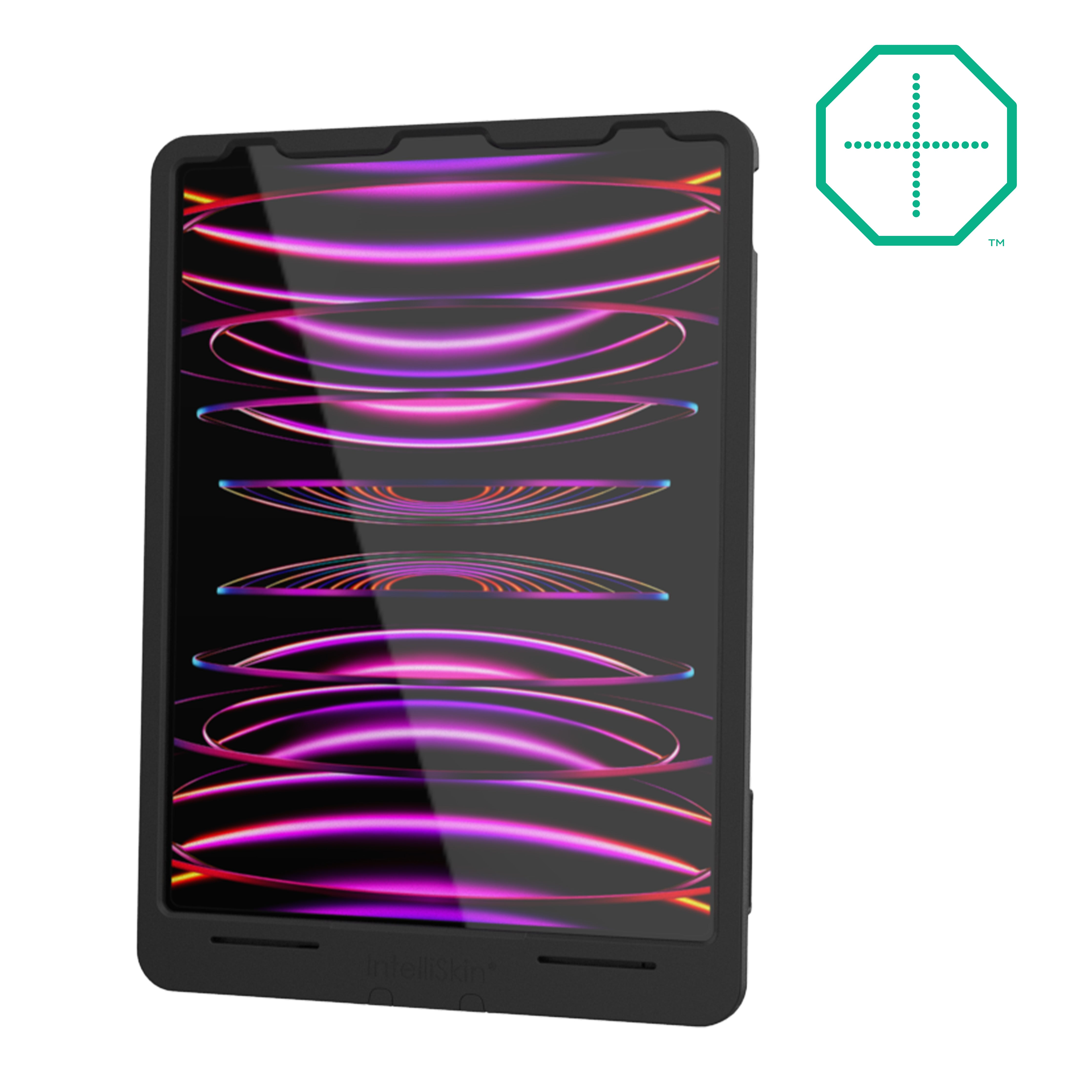 IntelliSkin® Thin Case for iPad Pro 12.9 (3rd & 6th Gen) - Slim Protective Cover with Rear Pogo Pads | Model RAM GDS SKIN AP37 TCB | Perfect for Work, Travel & Everyday Use