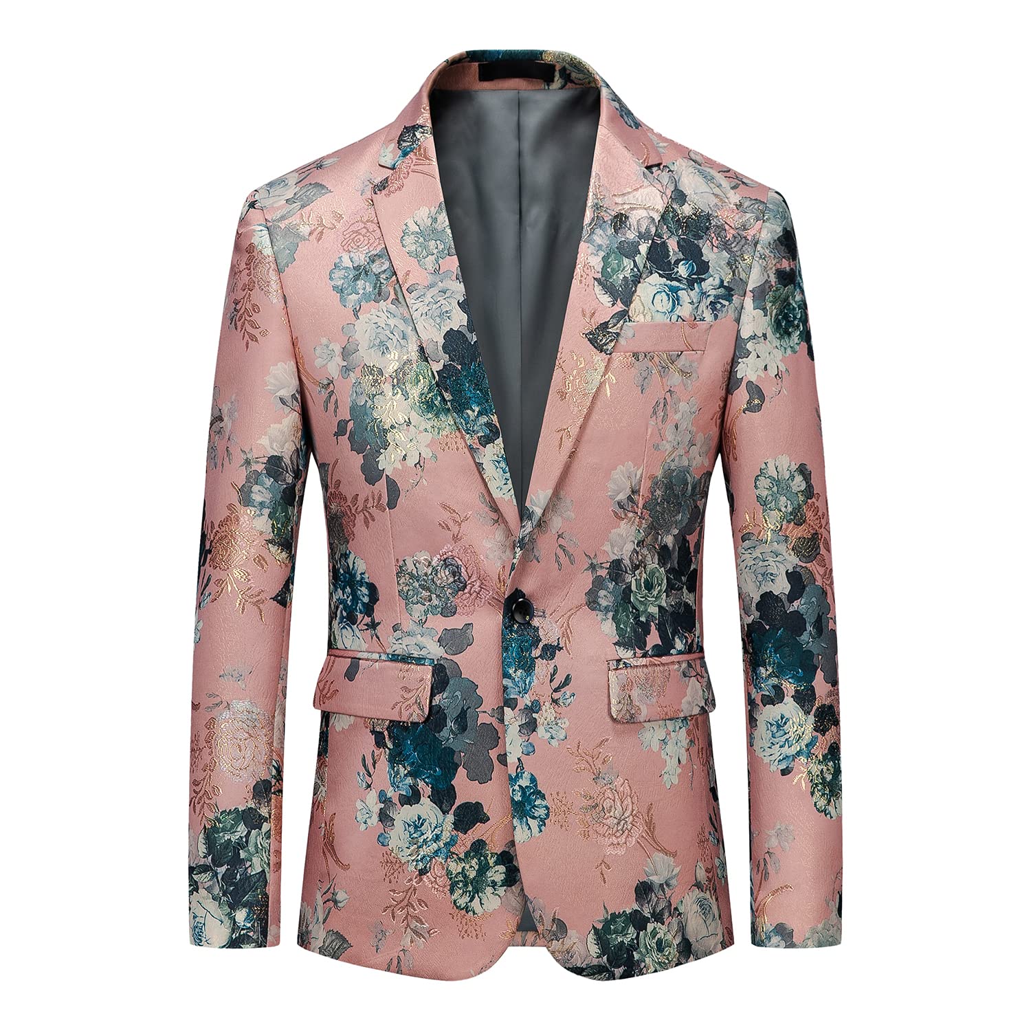Stylish Men's Printed Blazer Jacket - Fashionable Sports Coat for Business Casual & Evening Outfits | Perfect for Office, Weddings & Special Occasions