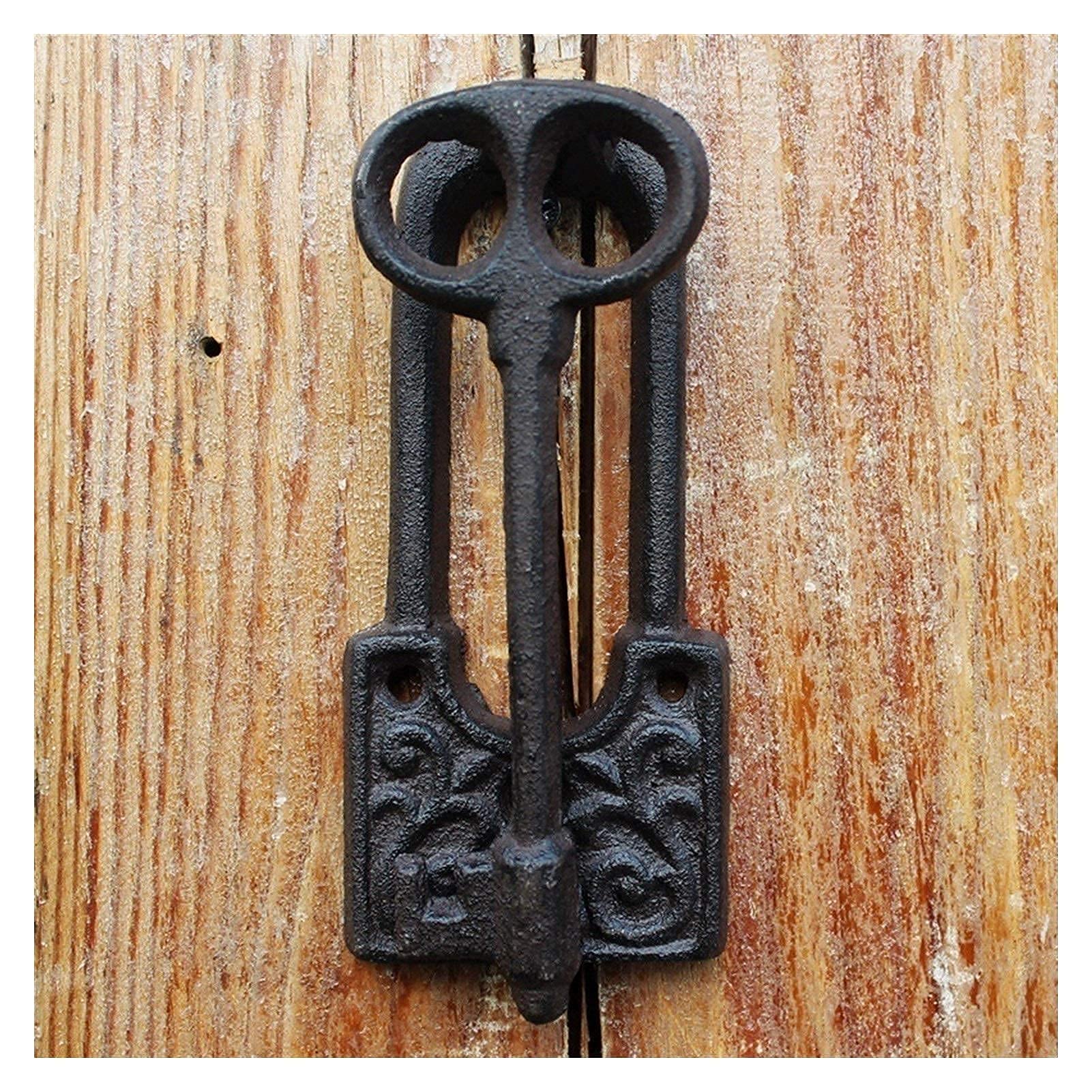Vintage Owl Door Knocker - Antique Iron Door Handle for Front Door, Garden & Home Wall Decoration (Deer Head Design) | Perfect for Farmhouse, Cottage & Gothic Style Entryways
