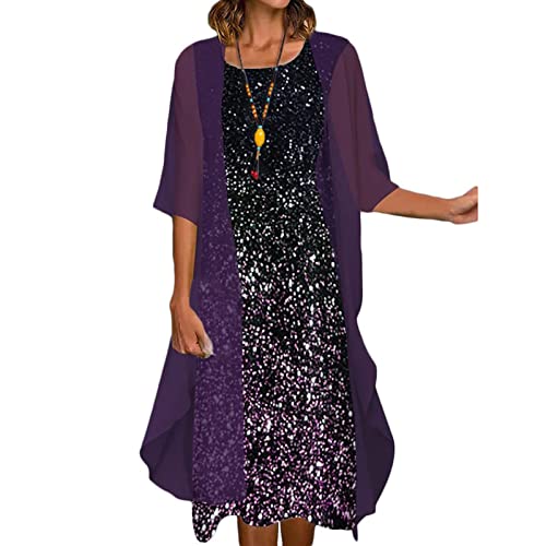 06-purple Vintage Dress