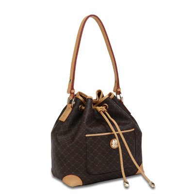 Rioni Signature Drawstring Shoulder Bag for Women - Lightweight Crossbody Purse with Adjustable Strap, Perfect for Travel, Gym & Everyday Use