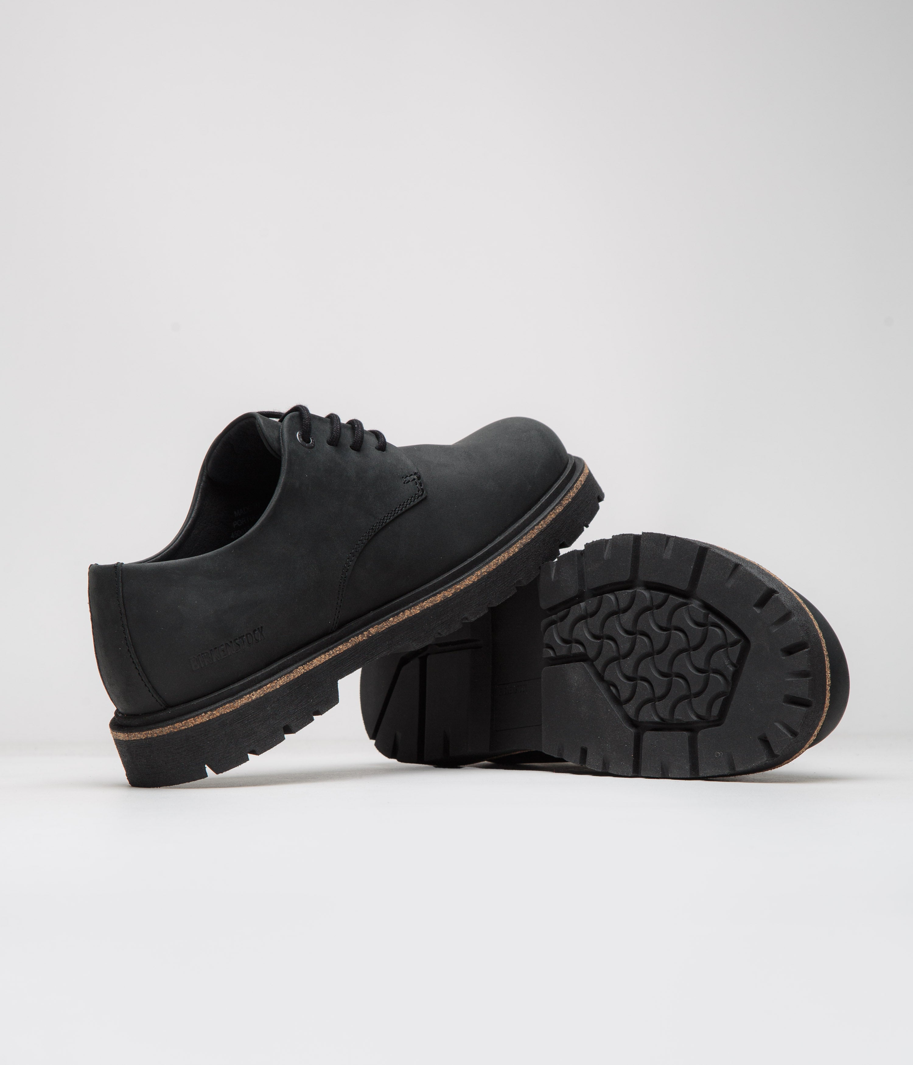 Birkenstock Highwood Lace-Up Low Top Shoes for Men & Women - Comfortable Casual Walking Shoes - Perfect for Daily Wear, Office & Outdoor Activities - Black