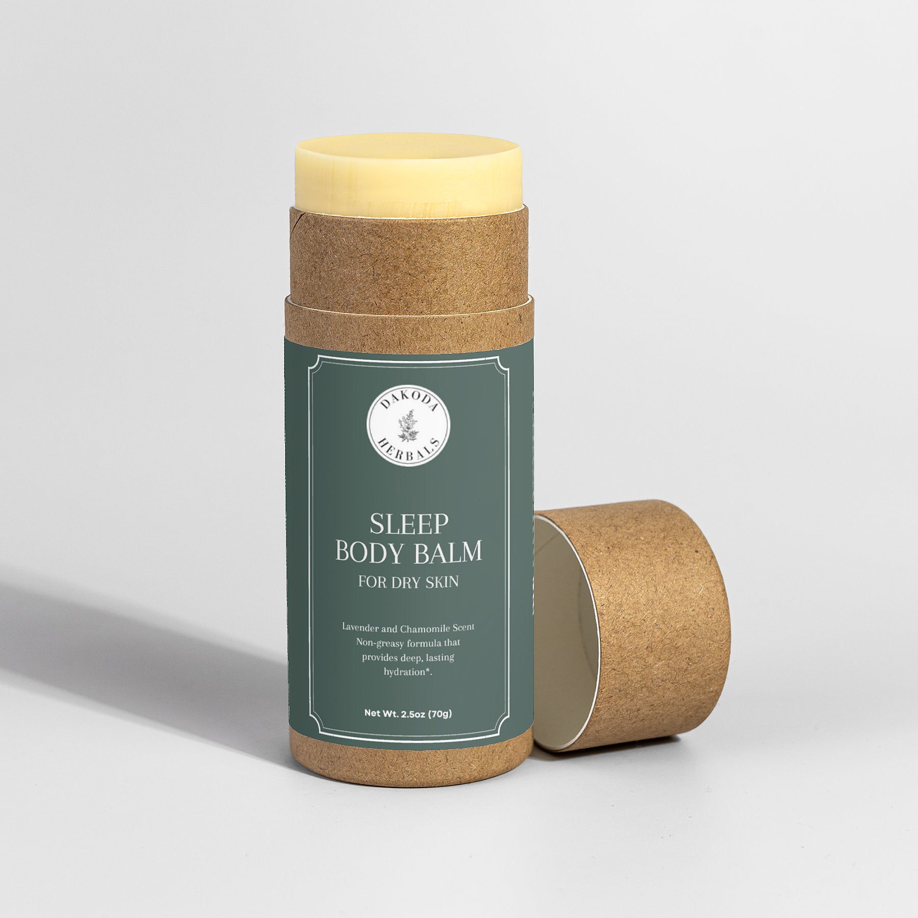 Lavender & Chamomile Sleep Body Balm for Dry Skin - Moisturizing Nighttime Skin Care for Relaxation & Better Sleep