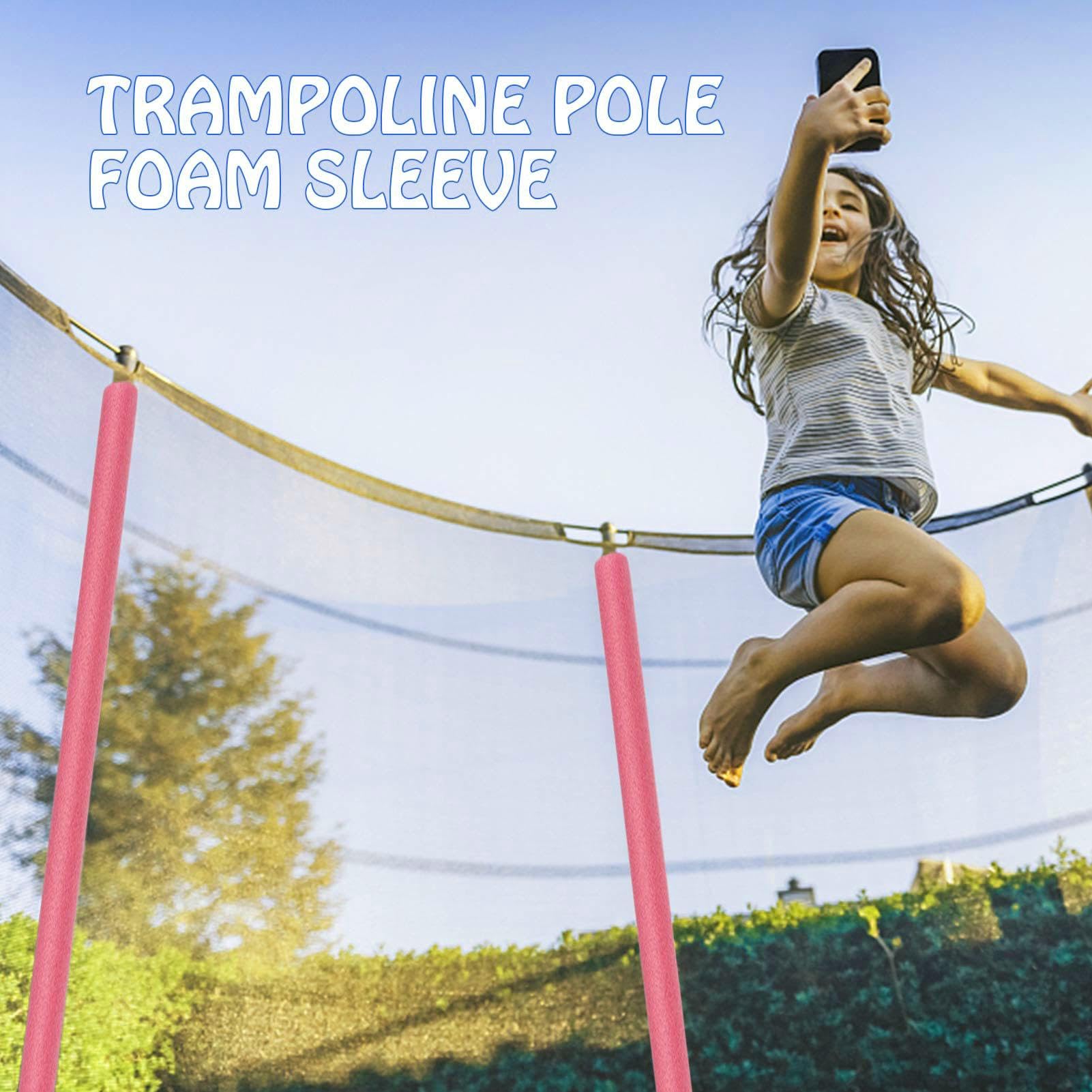Trampoline Pipe Foam Sleeves - Weatherproof UV-Resistant Pole Protectors for Outdoor Trampolines | Durable Replacement Accessories for Safety & Longevity | Perfect for Backyard, Park, and Playground Use