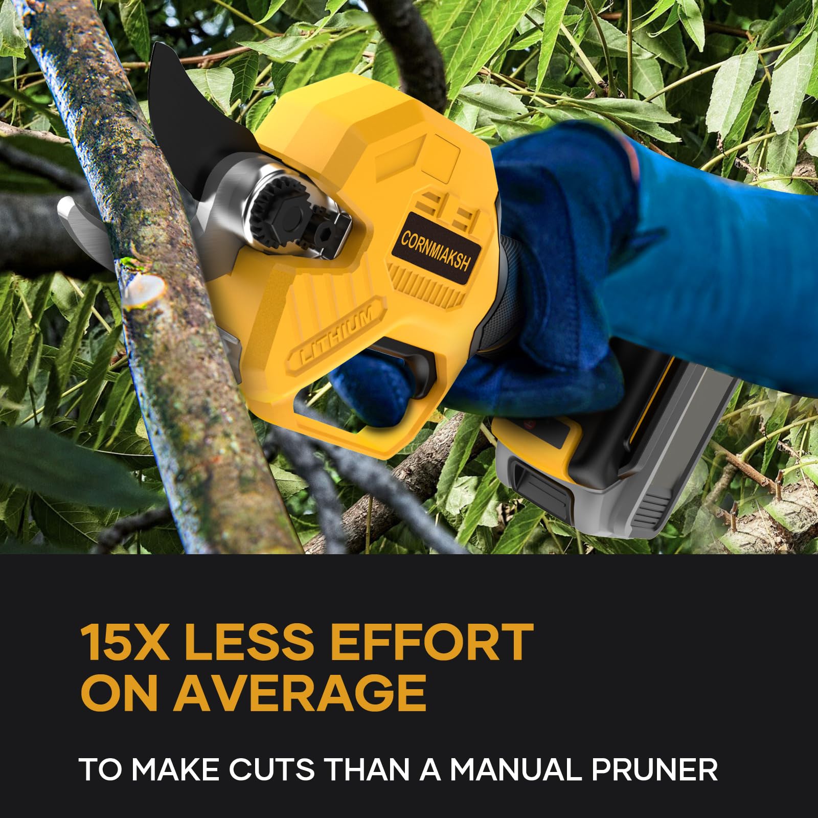 DeWalt 20V Cordless Electric Pruner - Brushless Motor Pruning Shears with LED Light, 1.5