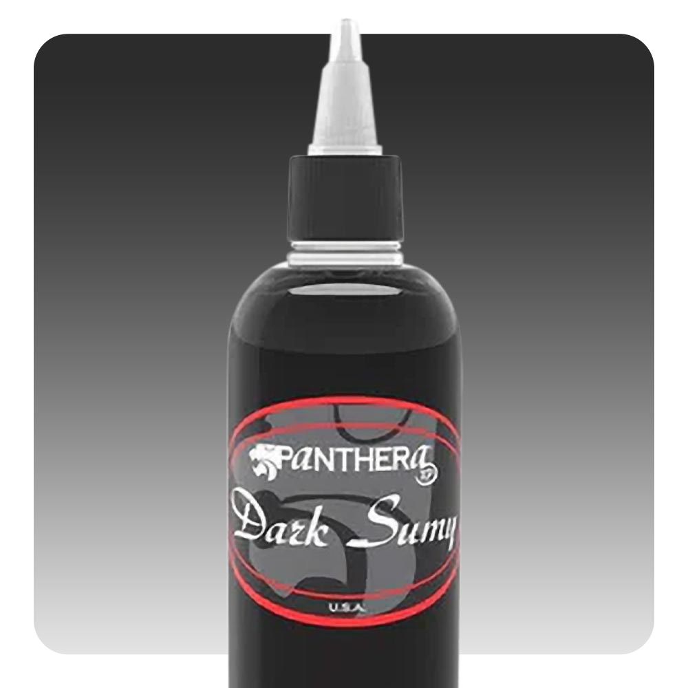 Dark Sumy Panthera Tattoo Ink - 5oz Professional Tattoo Ink Bottle for Artists - Perfect for Tattoo Shops, Home Studios & Body Art