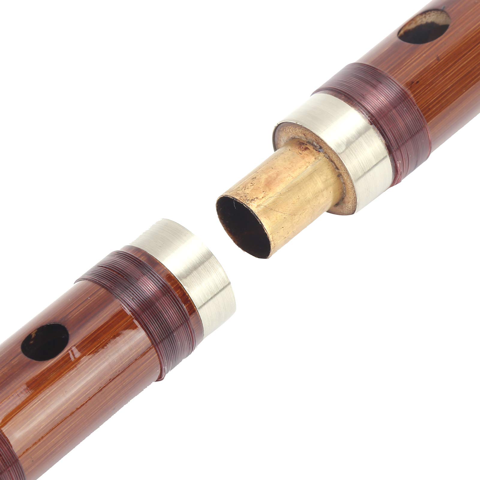 Bamboo Flute & Wooden Dry Bitter Flute Set - Traditional Orchestra Instruments with Storage Box ZD-02 | Adult Wooden Flutes for Beginners & Professionals | Perfect for Meditation, Music Practice & Cultural Performances
