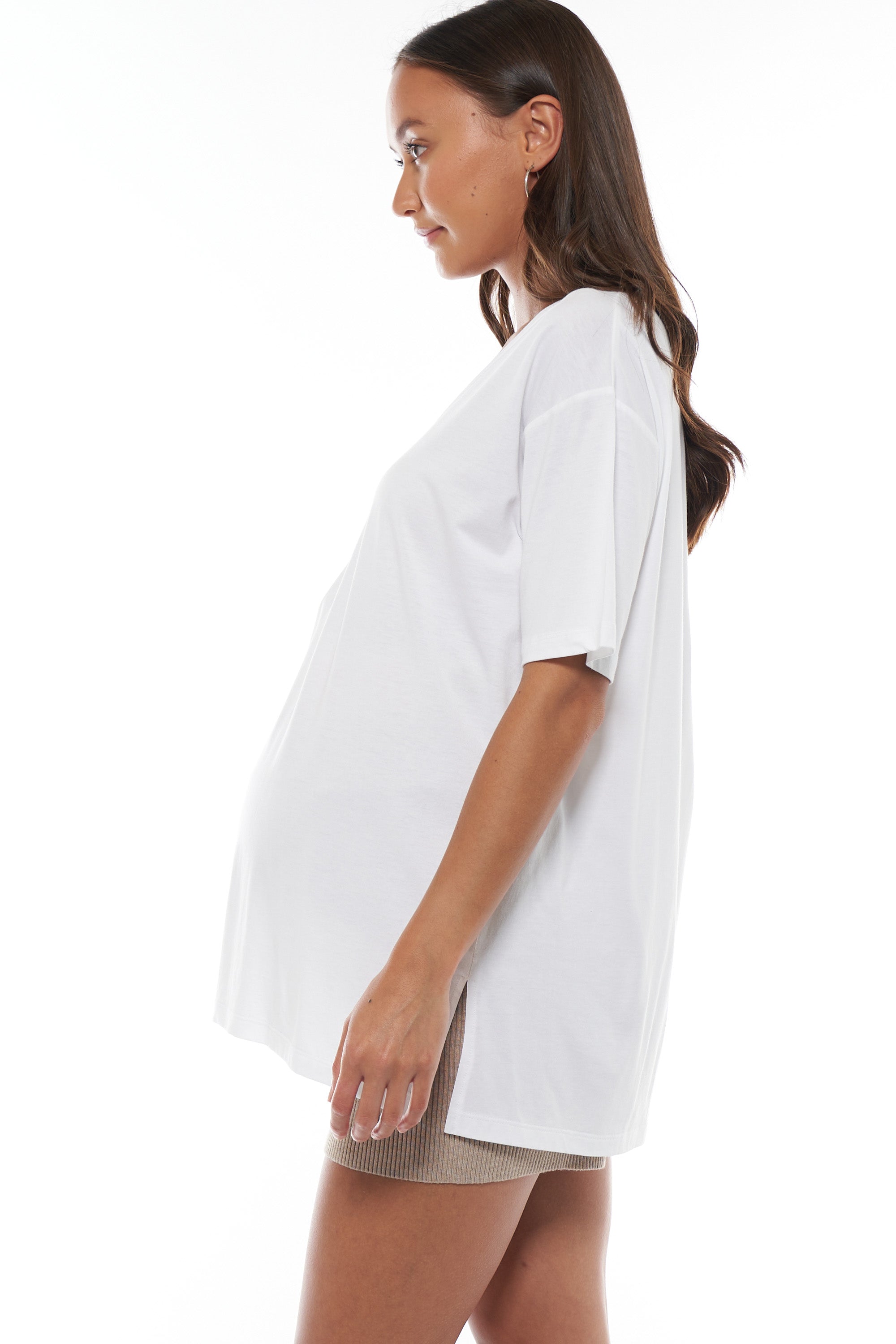 The Weekend Scoop Tee - Soft & Comfortable Women's T-Shirt for Casual Wear | Perfect for Weekends, Lounging & Outings