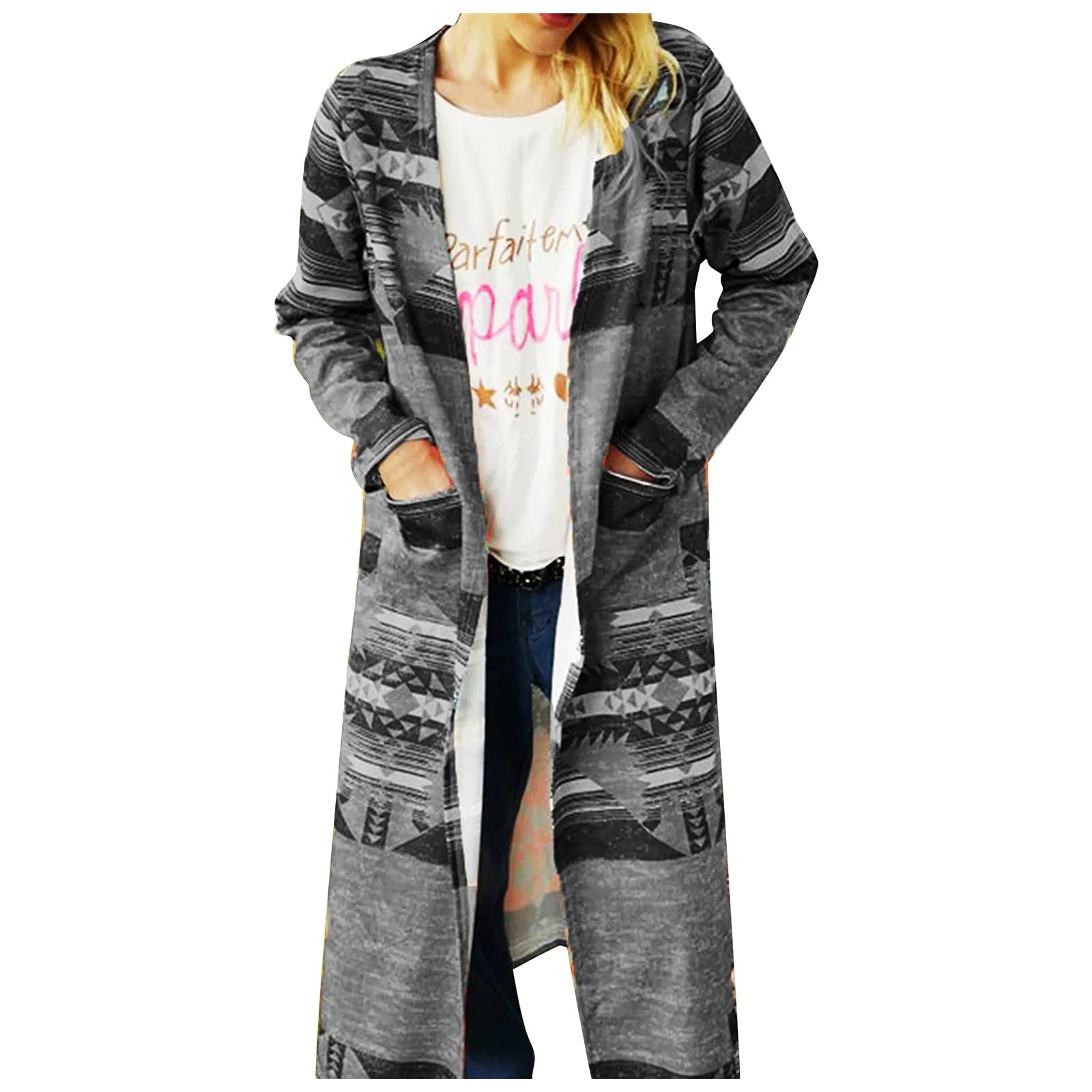 HRSTUYL Women's Plus Size Long Sleeve Graphic T-Shirts - Casual Comfort Tops for Everyday Wear, Work & Weekend Outfits