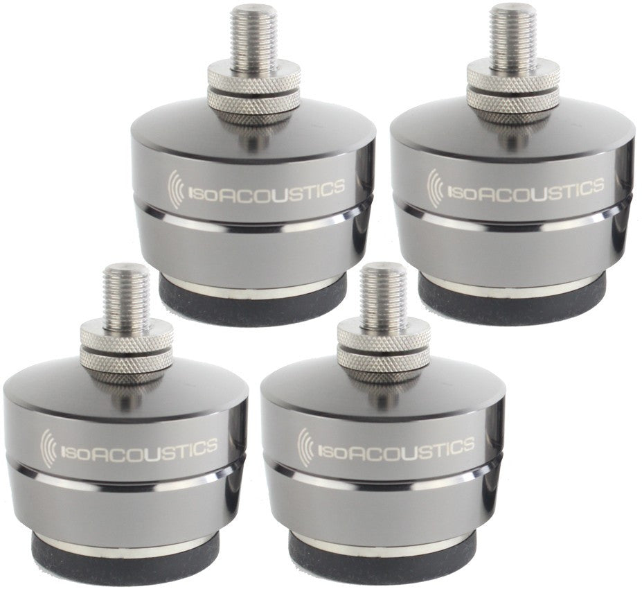 ISOAcoustics Gaia II Speaker Isolation Feet - Set of 4 - Premium Audio Equipment for Home Theater & Studio Use - Reduce Vibrations & Enhance Sound Quality