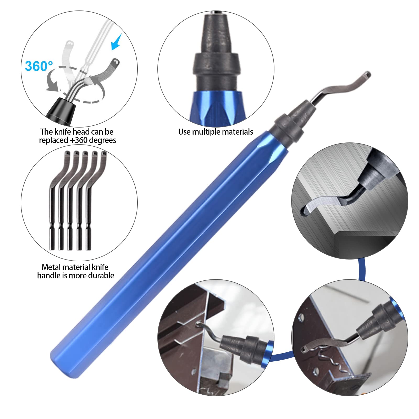 25-Piece Precision 3D Printer Tool Kit with Deburring Tool, Craft Knife, Hand File & Carving Knife - Perfect for Sanding, Carving, Modeling, Cutting & Scraping - Essential Deburring Kit for 3D Printing, DIY Crafts & Woodworking Projects